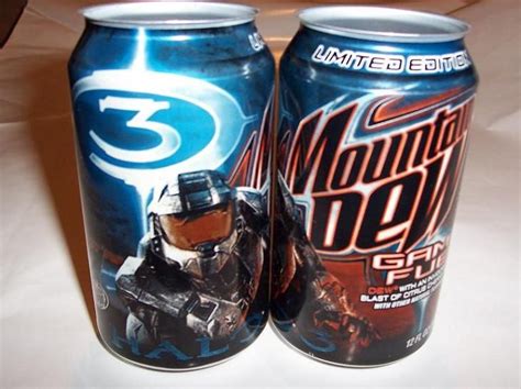 halo 3 mountain dew cans | Halo 3, Image apps, Drinks