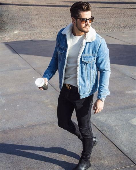 Pin by D. on Men casual in 2023 | Denim jacket men outfit, Fall outfits men, Jean jacket outfits men