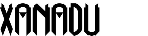 Xanadu font download - Famous Fonts