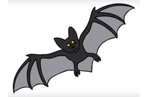 How to Draw a Bat: Cartoon, in bright Pictures, Realistic and Cute