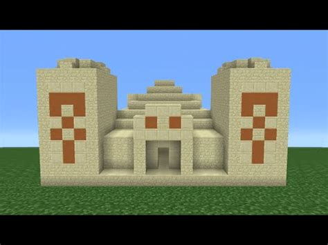 Minecraft Tutorial: How To Make A Desert Temple (Including Interior ...