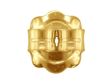 9ct Yellow Gold Scroll Large With Fluted Edge, 100% Recycled Gold - cooksongold.com