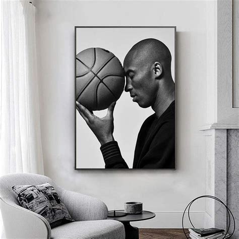 Kobe Bryant Poster /black Mamba in Black and White Photography - Etsy