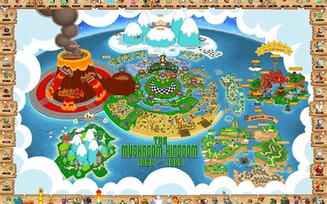 New Super Mario Bros. Wii Map