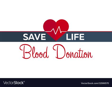 Blood donation banner medical Royalty Free Vector Image