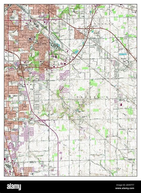 Beech Grove, Indiana, map 1967, 1:24000, United States of America by ...