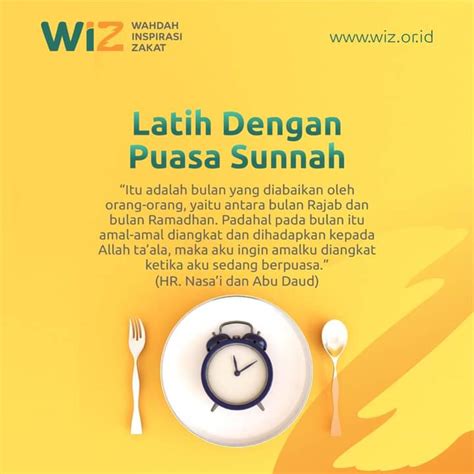 Latih Dengan Puasa Sunnah - WAHDAH INSPIRASI ZAKAT