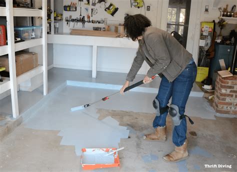 Painting A Garage Floor To Enhance Visual Aesthetics - Garage Ideas