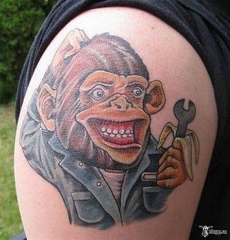 Monkey Wrench Tattoo