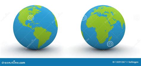 7000 Px Two Hemispheres Of A Globe Royalty Free Stock Photography - Image: 13291267