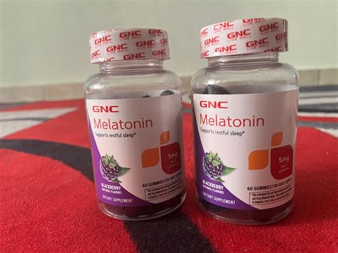 GNC MELATONIN 5mg, Health & Nutrition, Health Supplements, Vitamins ...