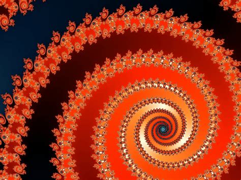 Red Fractal Spiral Free Stock Photo - Public Domain Pictures