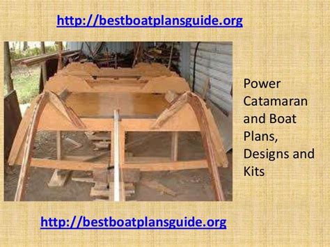 Power catamaran and boat plans, designs and kits