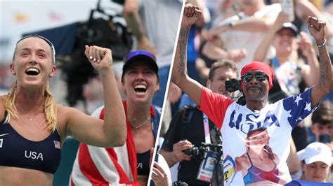 Snoop Dogg cheers on USC beach volleyball Olympians – NBC Los Angeles