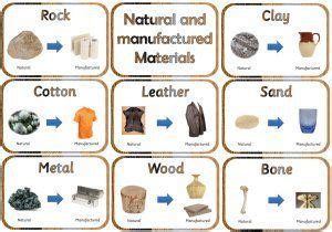 Natural and manufactured materials | Science topics, 2nd grade activities, Science and nature