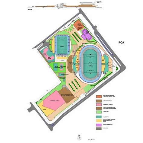 Master Plan For The Mohali Sports Complex in Madangir, New Delhi, A. R. Criti | ID: 3066639848