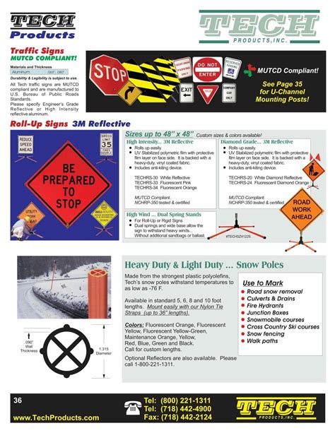 MUTCD Signs | Tech Products