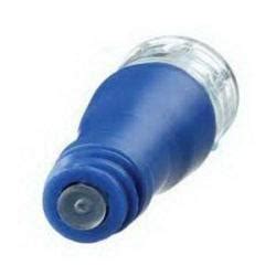 Medical Technology Resources - Microclave Neutral Displacement Connector, Blue #RTB3300