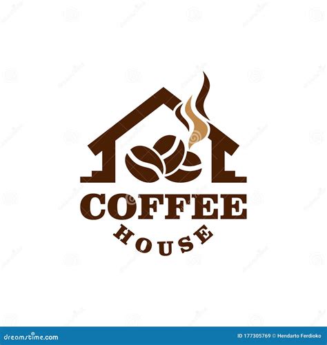 Coffee House Logo Vector Graphic Design Stock Vector - Illustration of creamy, food: 177305769