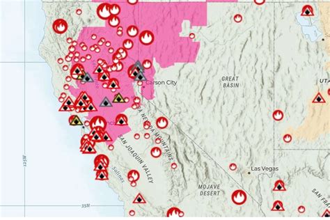 Map Of Fires In California Right Now Time Zones Map World Map | My XXX ...