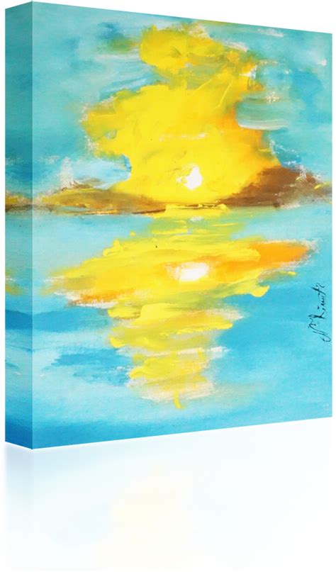 Sun Reflect - Modern Art (1024x1024), Png Download