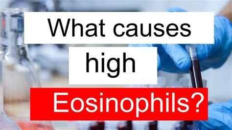 What causes high Eosinophils and low WBC?