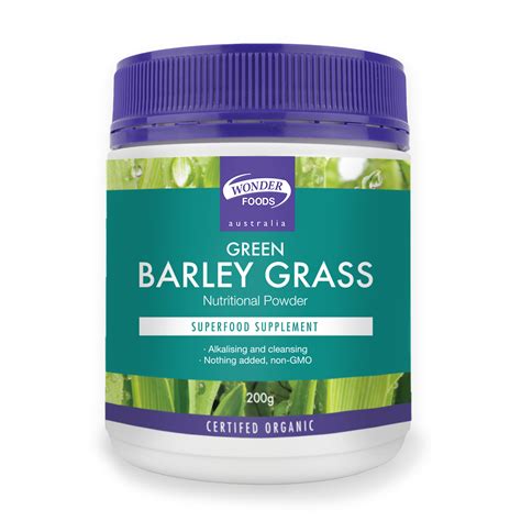 Barley Grass (Organic) | Wonderfoods Australia