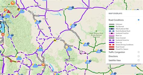 Montana road conditions + winter driving safety