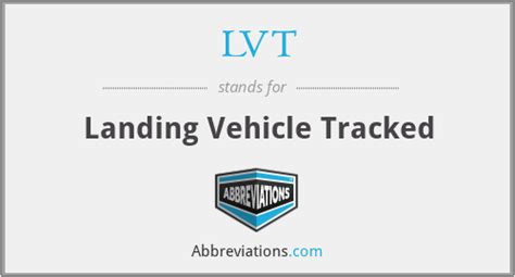 What does LVT stand for?