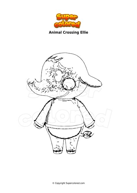 Coloring Page Animal Crossing Kitt Supercolored Com - vrogue.co