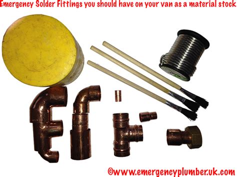 Emergency Solder fittings for Plumbing Emergencies