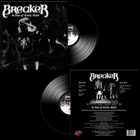 BREAKER – In Days Of Heavy Metal…Reborn Black Vinyl MLP – Steel Gallery Metal Store