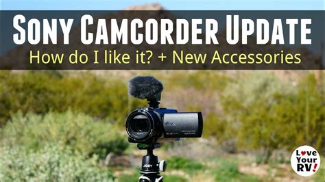 Sony FDR-AX53 Camcorder - Review Update and Accessories - YouTube