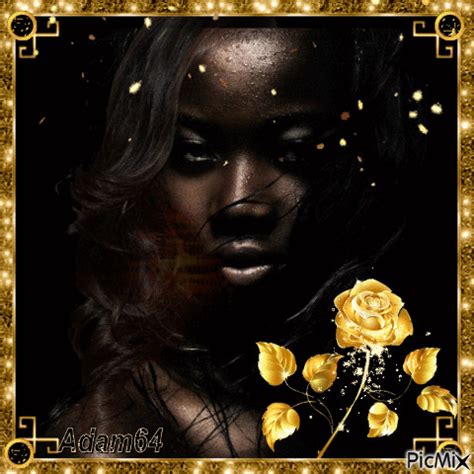 Noir et or Gif Animé, Black Gold, Or, Golden, Movie Posters, Free Animated Gifs, Free Anime ...