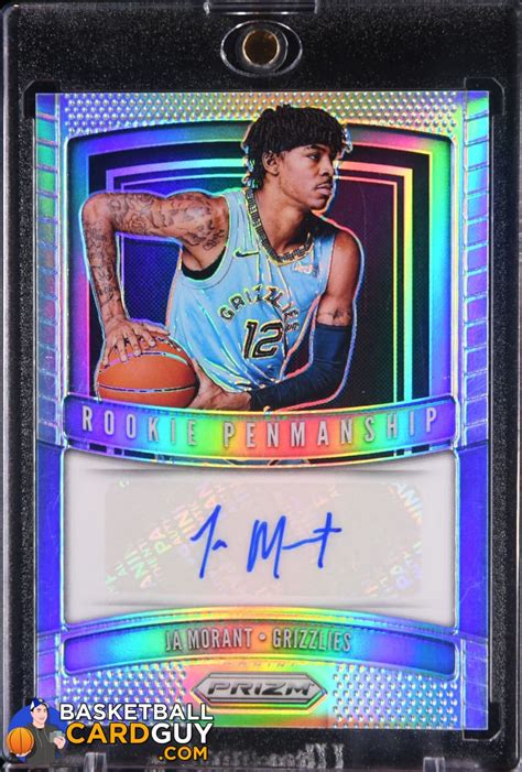 Ja Morant 2019-20 Panini Prizm Rookie Penmanship Prizms Silver #30 ...