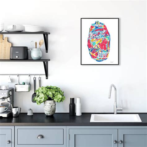 Pop Art Print Coke Can Wall Art Drink Poster Kitchen Artwork - Etsy