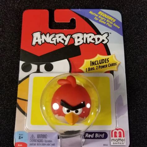 ANGRY BIRDS RED BIRD Figure 2 Power Cards Game Extra Replacement Part ...
