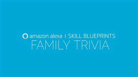 Alexa Skill Blueprints - Learn How to Create Games with Amazon Alexa - YouTube