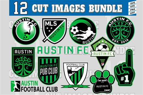 12 Styles MLS Austin FC Svg, Austin FC Svg, Austin FC Vector Logo, Austin FC Soccer Clipart ...