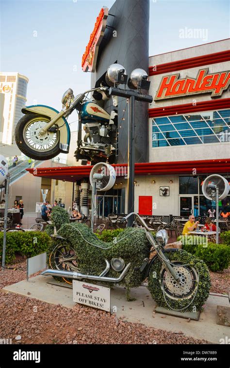 Harley Davidson Cafe, The Strip, Las Vegas, Nevada, USA Stock Photo - Alamy