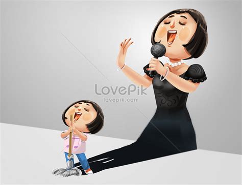 Childhood dream singer illustration image_picture free download 401730979_lovepik.com