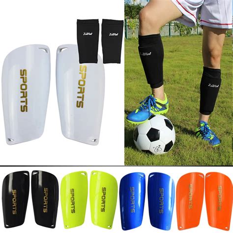 Free Shipping Soccer Shin Guards Football Shin Pads Socks for Sports Shin Protector Leg Support ...