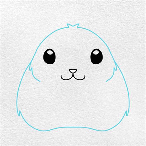 Cute Gerbil Drawing