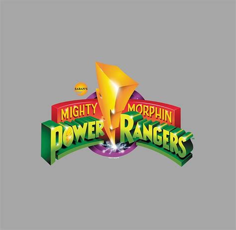 Power Rangers - Mmpr Logo Digital Art by Brand A