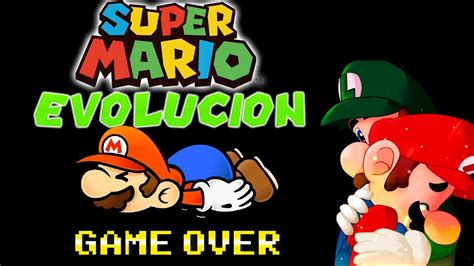 SUPER MARIO BROS - EVOLUCIÓN PANTALLA DE GAME OVER - YouTube