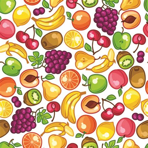 Fruit vegetable pattern free vector download (23,111 Free vector) for ...