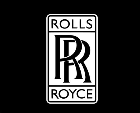 Rolls Royce Brand Logo Symbol With Name White Design British Car Automobile Vector Illustration ...