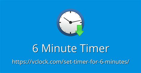 6 Minute Timer - Online Timer - Countdown