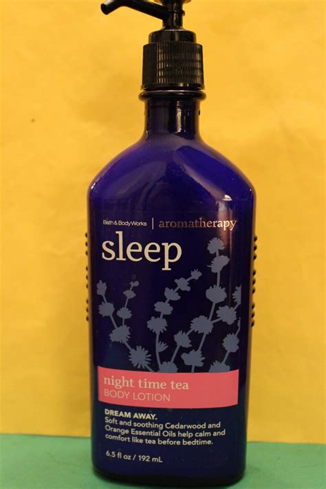 Bath & Body Works Aromatherapy Night Time Tea Sleep Body Lotion Large Full Size