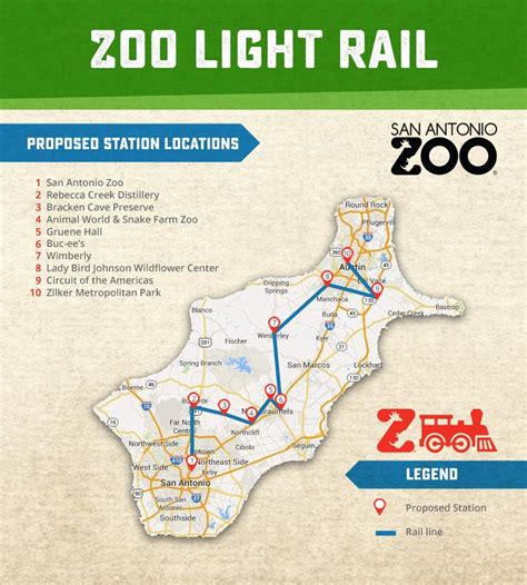 San Antonio Zoo announces light rail train connecting San Antonio and ...